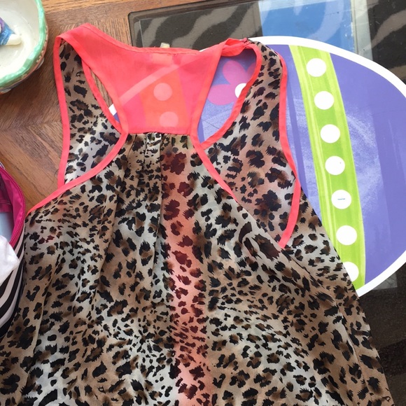 Cheetah print tank top real light - Picture 3 of 3